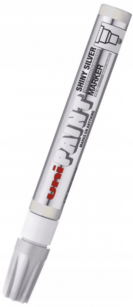 UNI PX-20 Olieverf Marker - Glanzend Zilver