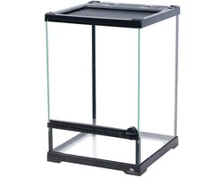 Terra Della Glazen terrarium 21 x 21 x 30CM met waterdichte bodem en ventilatierooster
