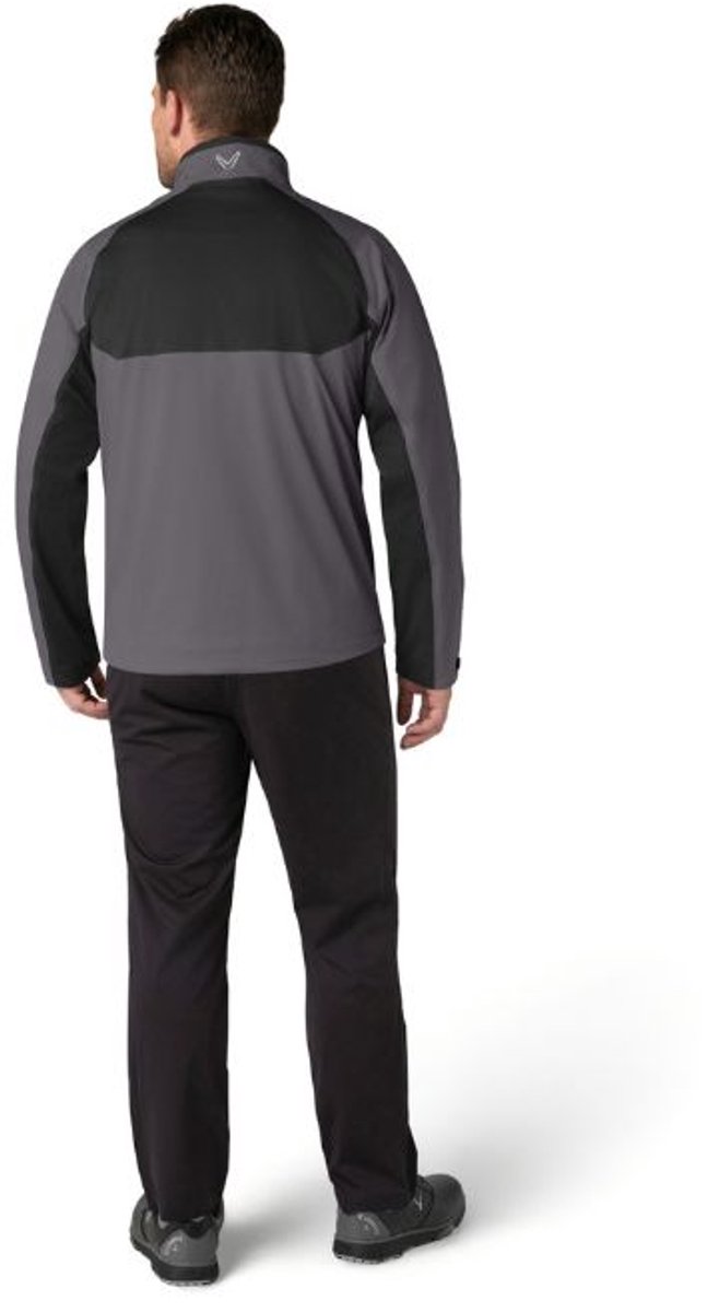 Callaway Stormlite 3 Waterdichte Heren Golf Regenjas Zwart Grijs van Callaway — afbeelding 2