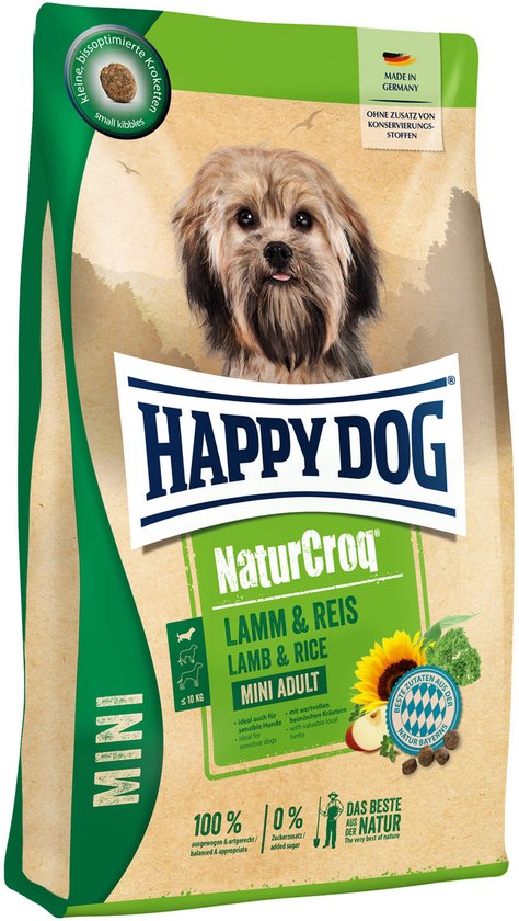 Happy Dog NaturCroq Mini Lam & Rijst 4 kg