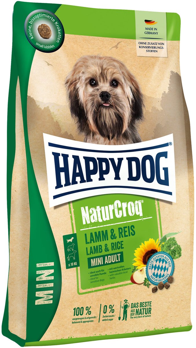Happy Dog Happy Dog NaturCroq Mini Lam & Rijst 4 kg