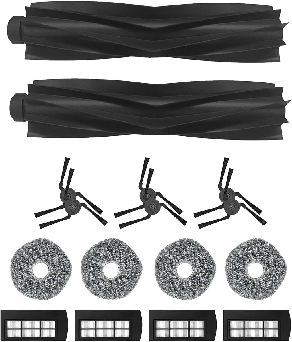 Accessoireset Geschikt voor stofzuigers voor EUFY X9 Pro / X9-serie, robotstofzuigers en vervangende onderdelen Geschikt voor dweilreinigers