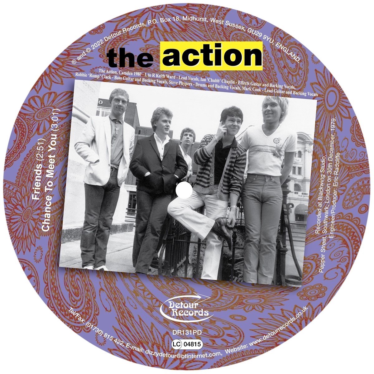 The Action - Friends (7" Single) (Picture Disc)
