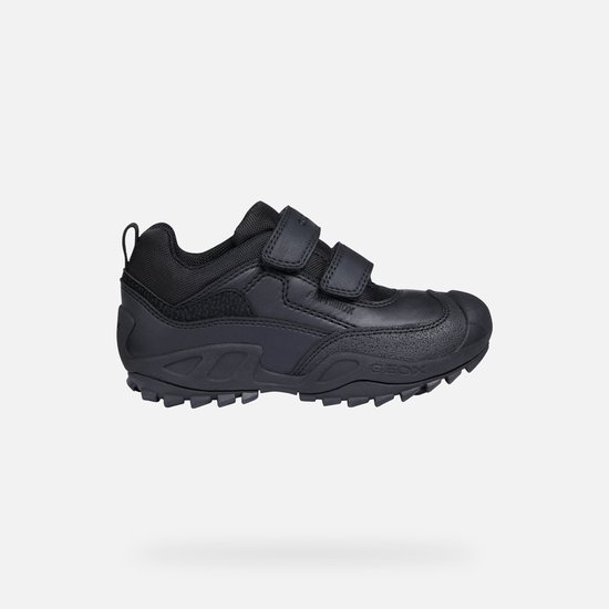 GEOX NEW SAVAGE ABX JONGENS Veterschoenen - ZWART