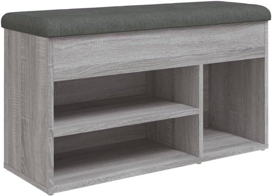 vidaXL - Houten Schoenenkast - Bruin - Hout | Leen Bakker