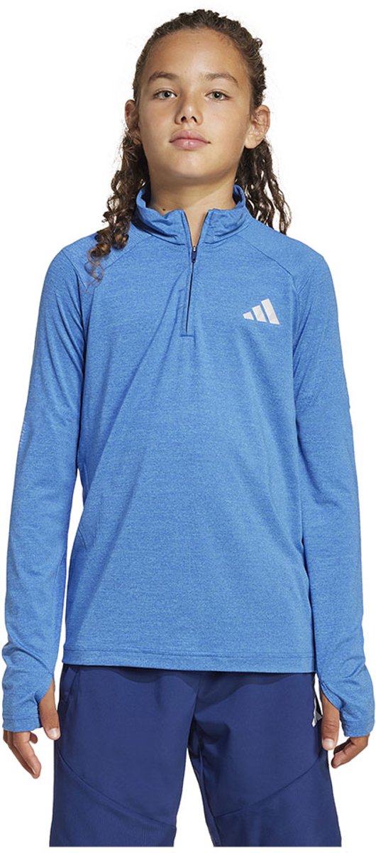 Adidas All Sports Favorite T-shirt Met Lange Mouwen 5-6 Years Jongens Meisjes Zilver