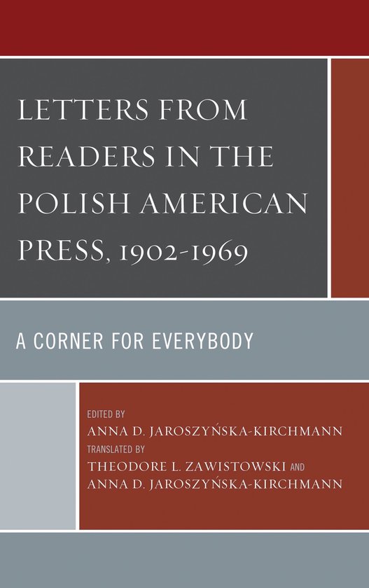 Letters from Readers in the Polish American Press, 1902–19 ... - cover