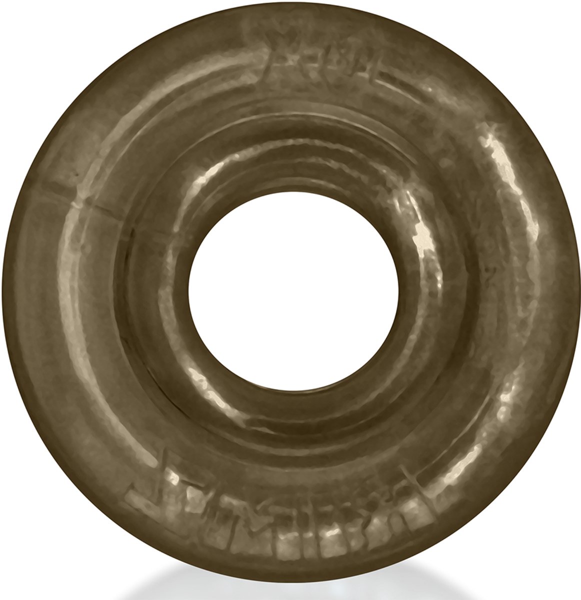Oxballs - Rimz Big Softlips - Siliconen/TPR Cockring - Rookgrijs
