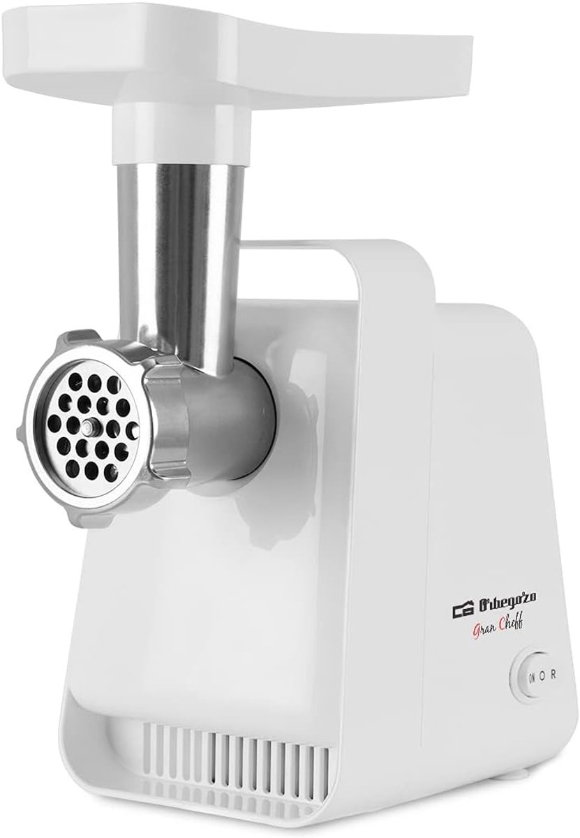 Vleesmolen met Terugloopfunctie en Accessoires - 600W