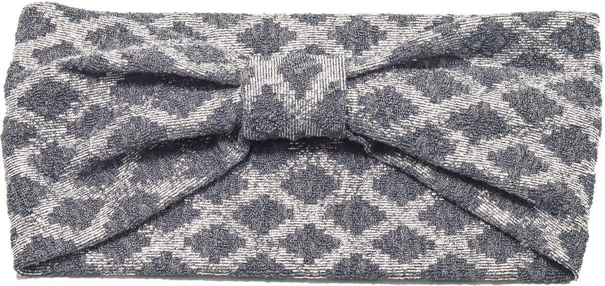 Emilie collection - haarband - grijs - glitter - zilver