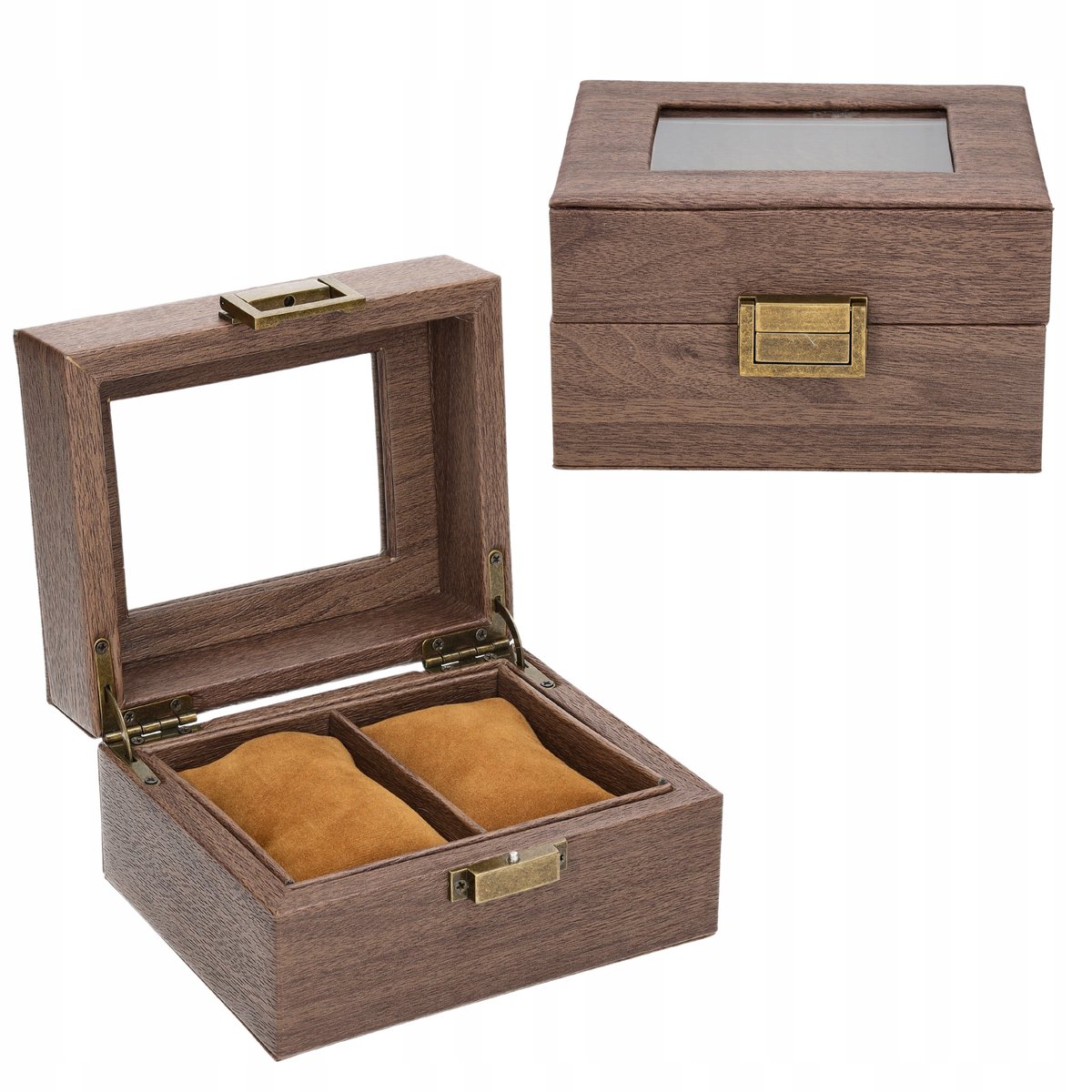 Luxe Horlogedoos voor 2 Horloges - Stijlvol Praktisch