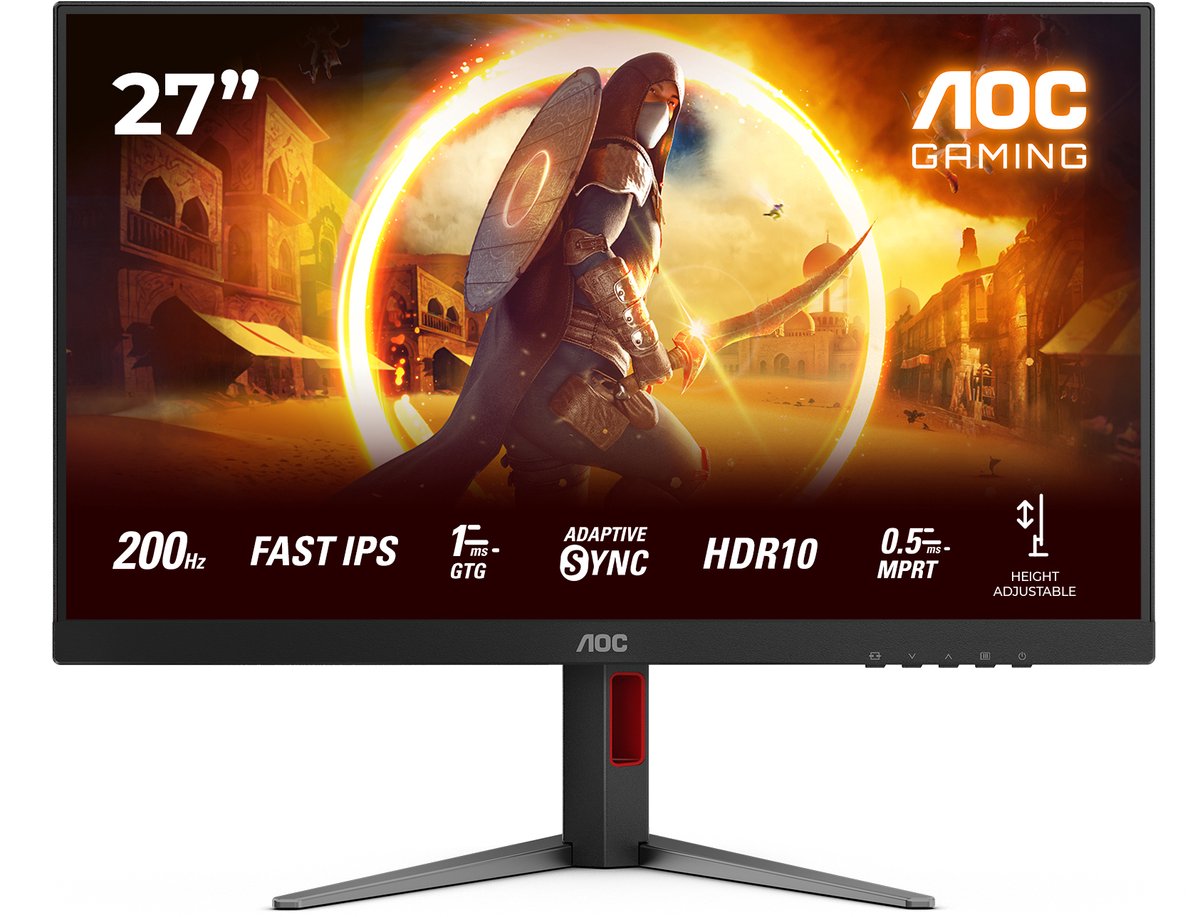 AOC 27G4HA - Full HD IPS Gaming Monitor - G-Sync Compatible - Product - €119,00