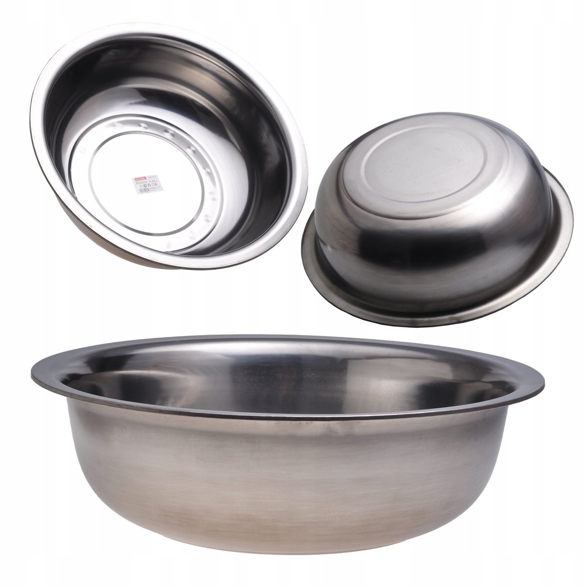 Kamille RVS Mengkom 43cm 10L - Grote Keuken Kom