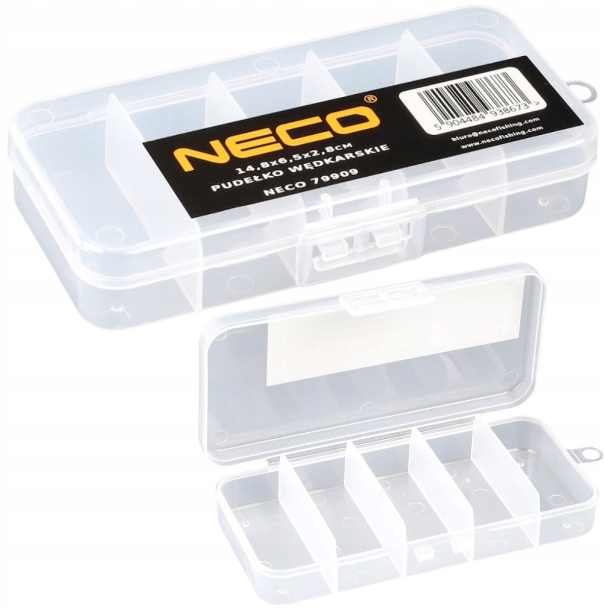 Neco Visdoos Spinning 14,8x5x2,8cm - Duurzaam in Compact