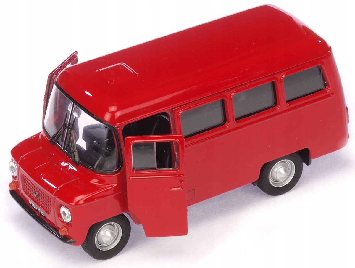 Welly Nysa 522 Model Auto 1:34-39 Metaal Rood