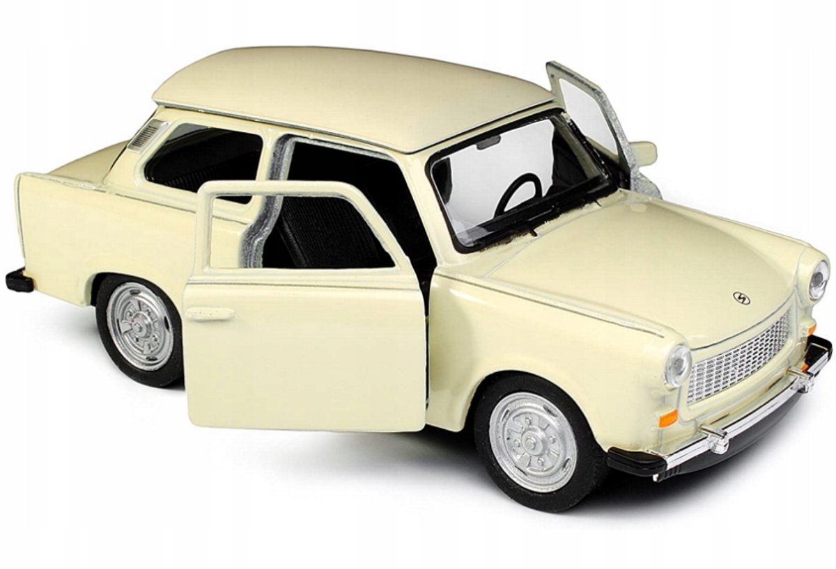 Welly Trabant 601 Model Auto Metaal 1:34 - Crème