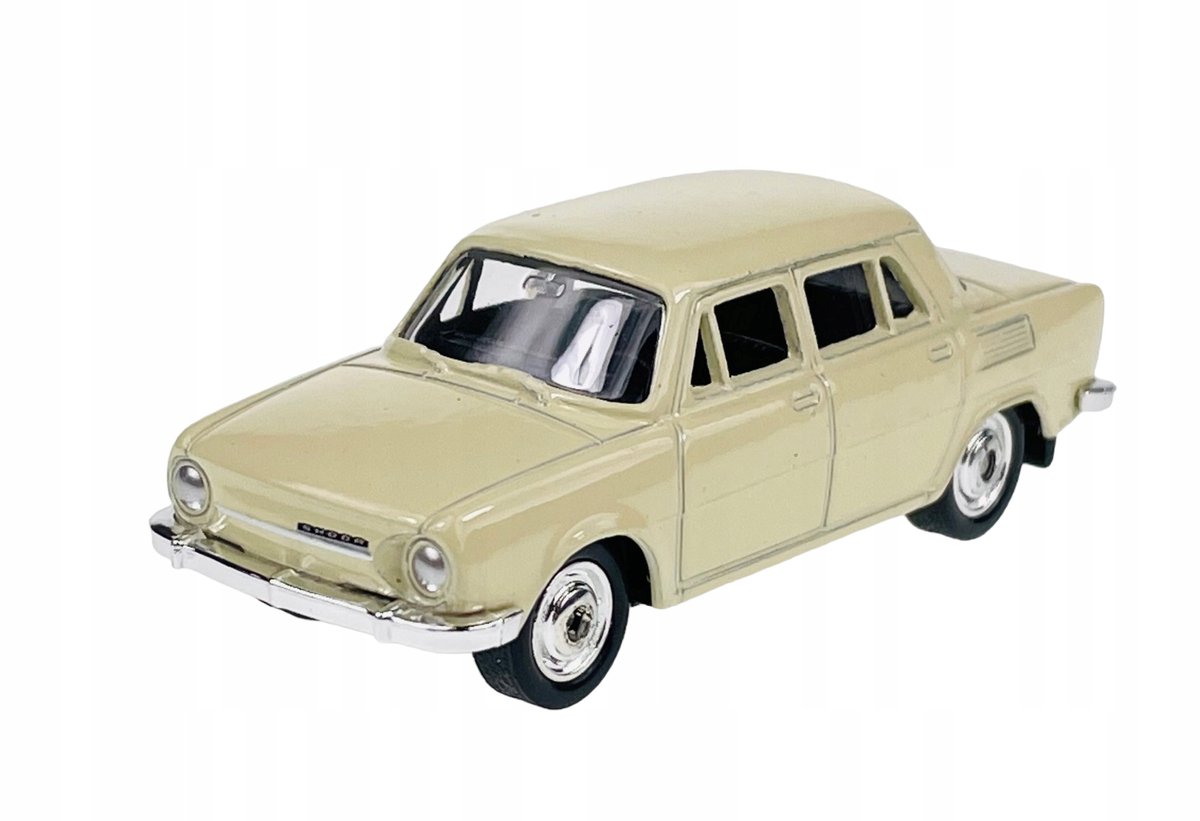 Welly Skoda 100 Modelauto - Beige, schaal 1:60
