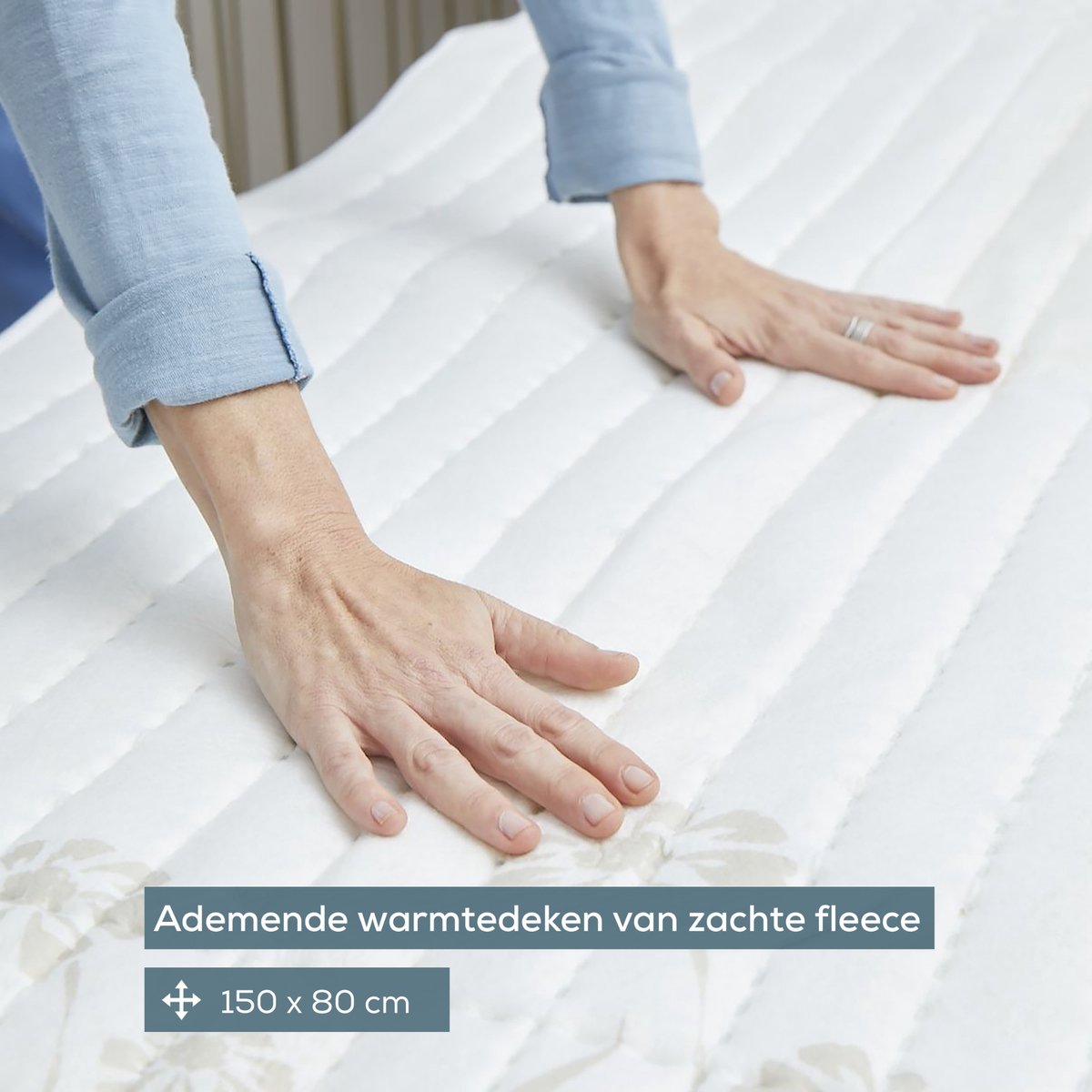 Beurer TS 23 Elektrische Deken 150x80 cm Wit/Print - afbeelding 2