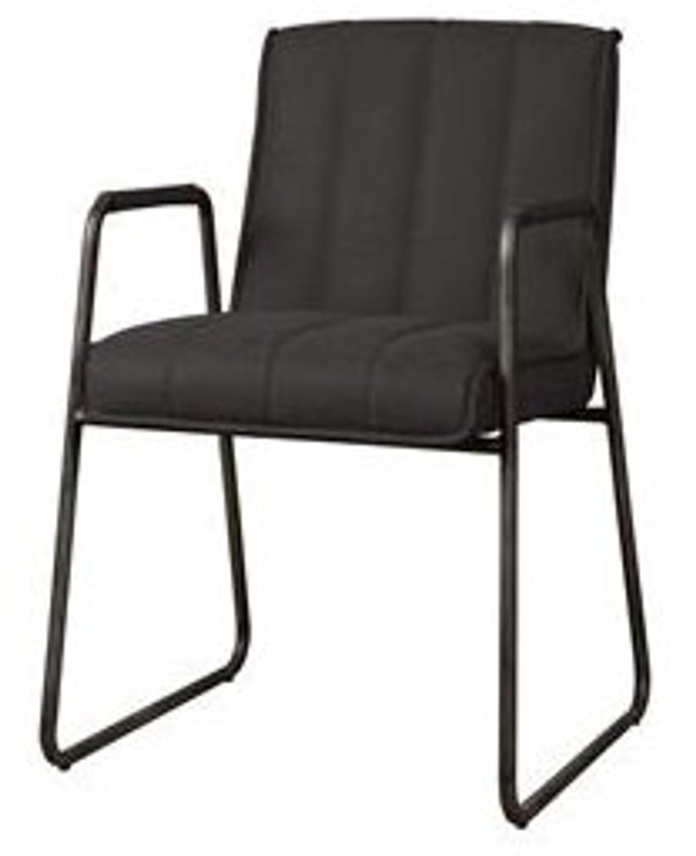 Tower Living Santo Armstoel - fabric Miami 001 anthracite Naturel