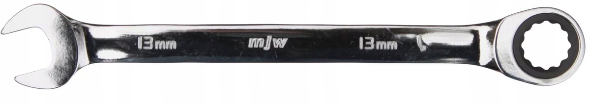 MJW Ratelsleutel 12 mm - Hoogwaardig CrV-staal