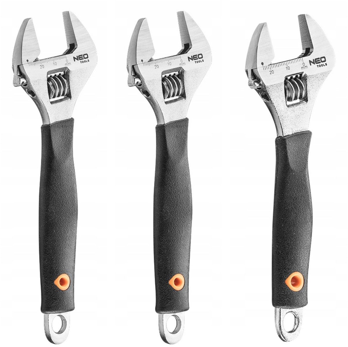NEO TOOLS Verstelbare moersleutelset 150, 200, 250 mm