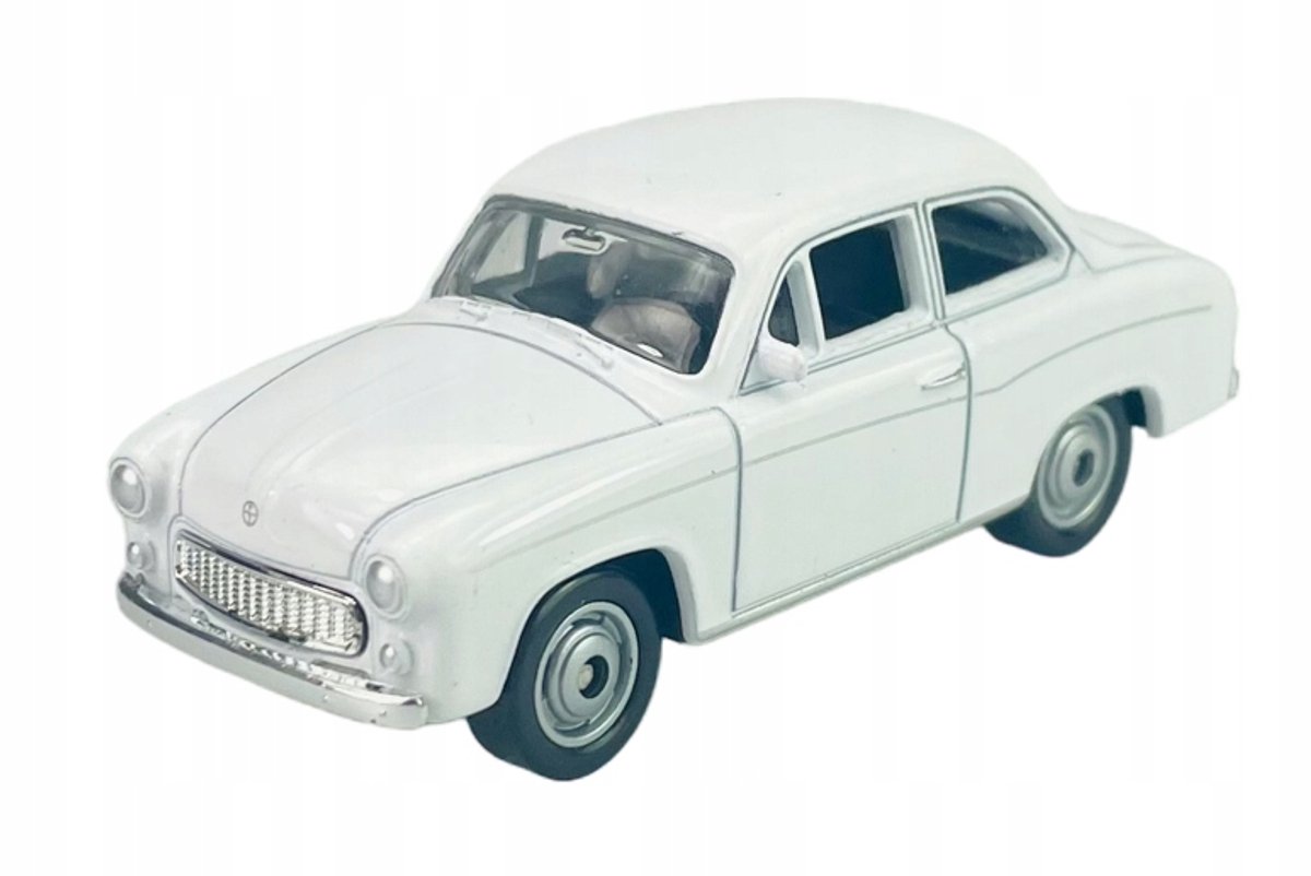 Welly Syrena 105 Wit Metaal 1:60 Legenden PRL Model Speelgoed