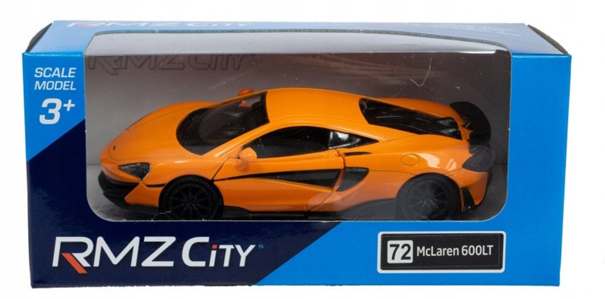 RMZ McLaren 600LT Oranje - Metalen Speelgoedauto Schaal 1:32