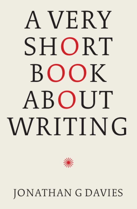A Very Short Book About Writing - cover