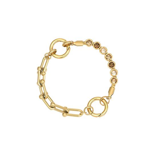 xxx Connect Samengestelde armband Cato Rosé goud | 19.5cm - Vergeljk