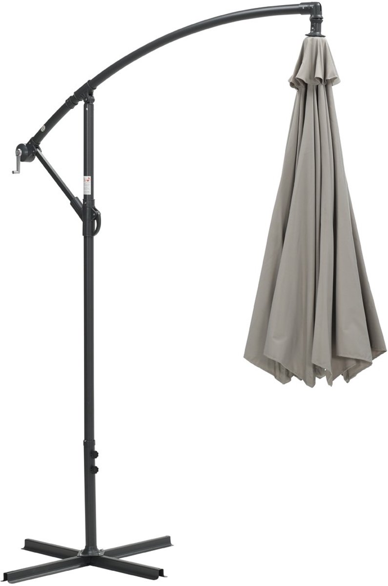 Garden Impressions Athene zweefparasol Ø300 cm - zand – foto 6