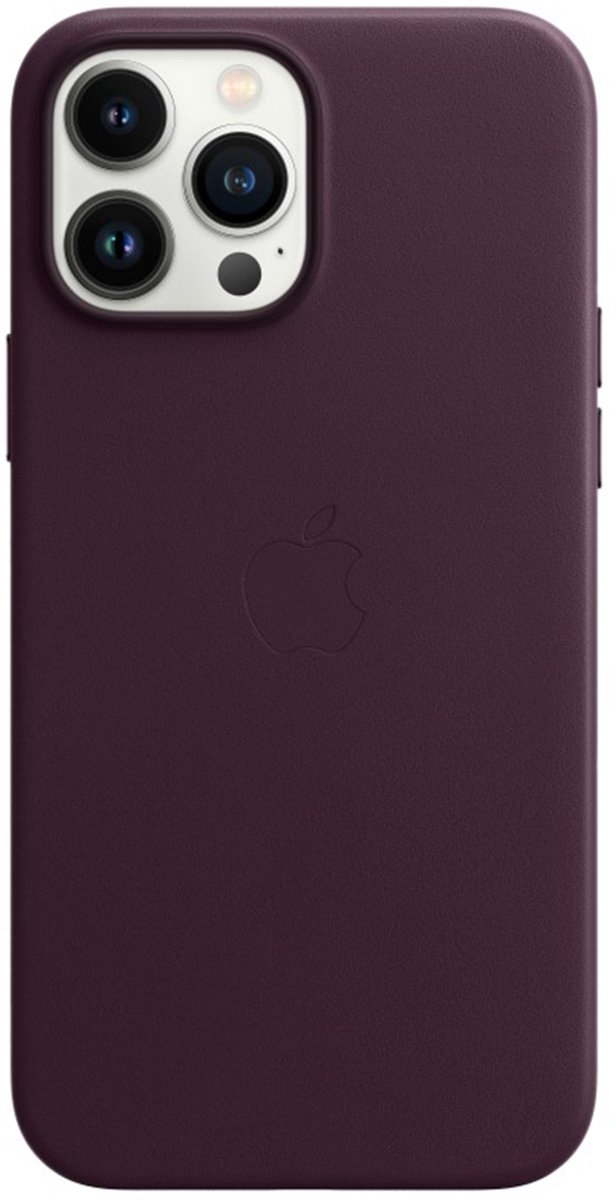 Apple - Leren hoesje - MagSafe - iPhone 13 Pro Max - Donkere kers
