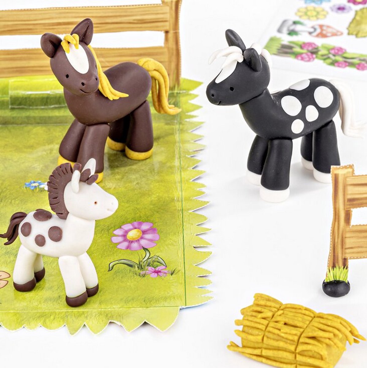 FIMO kids 8034 - ovenhardende boetseerklei - Form&Play set "Pony" — afbeelding 9