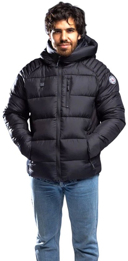 Paragoose - Heren Winterjas Curling Black - Model 2025