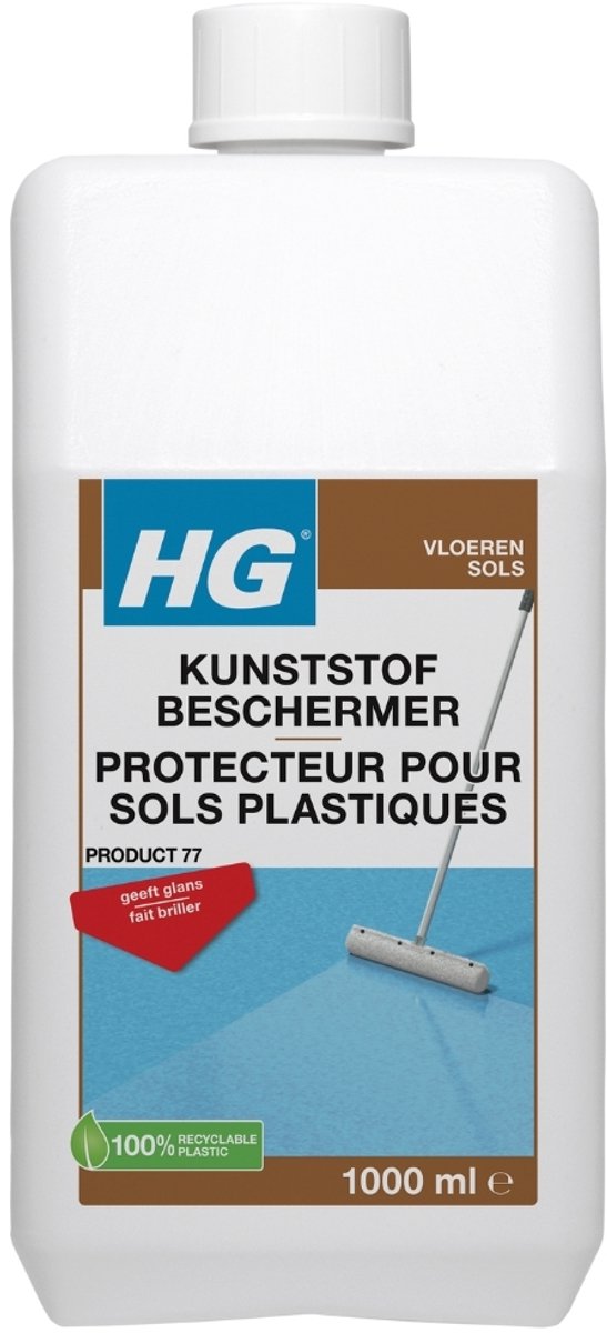 1 x HG Kunststofbeschermer 1 liter - Kunststofbeschermer - Glans - Beschermfilm - Slijtage - Krassen