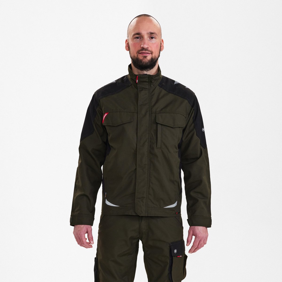 Engel Galaxy werkjack 1810-254 - Forest Green / Black - 2XL