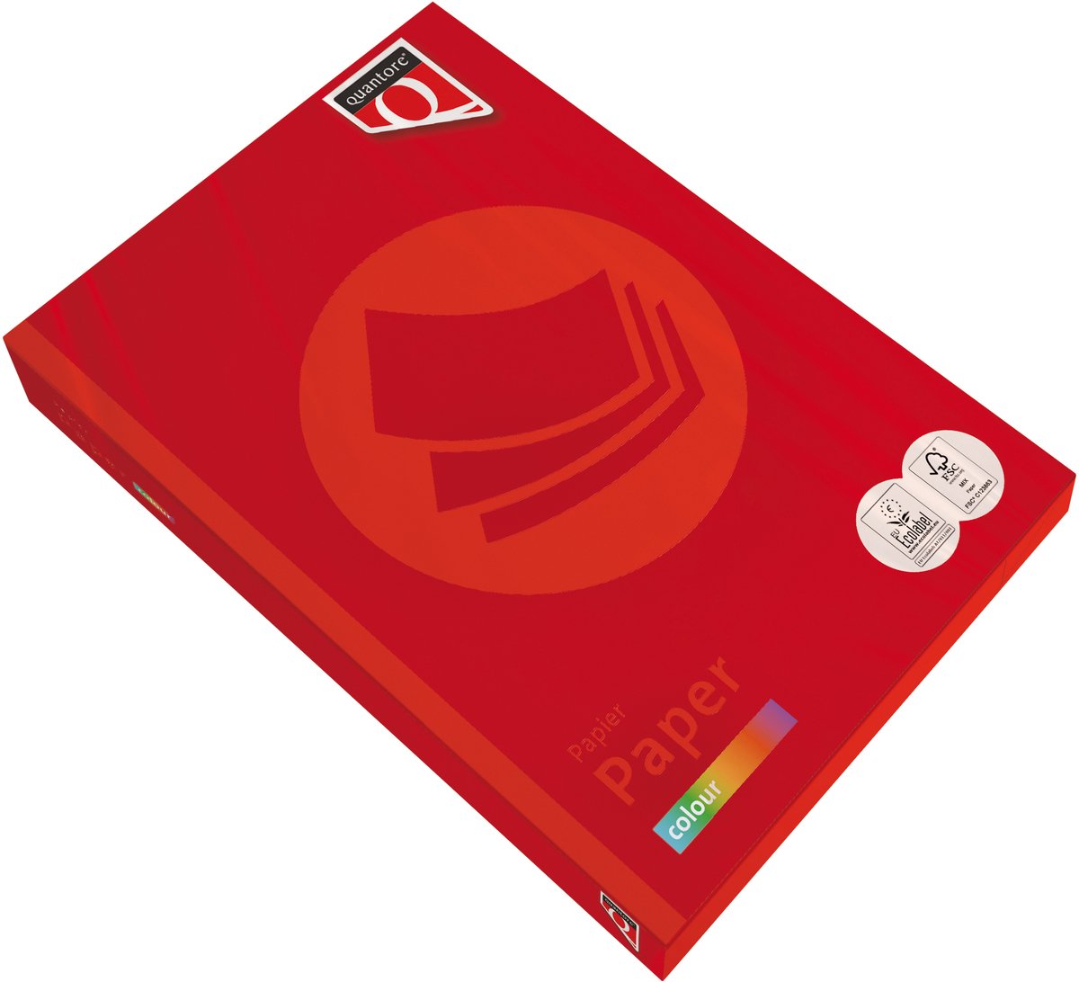 Kopieerpapier Fastprint A3 Felrood 120gr