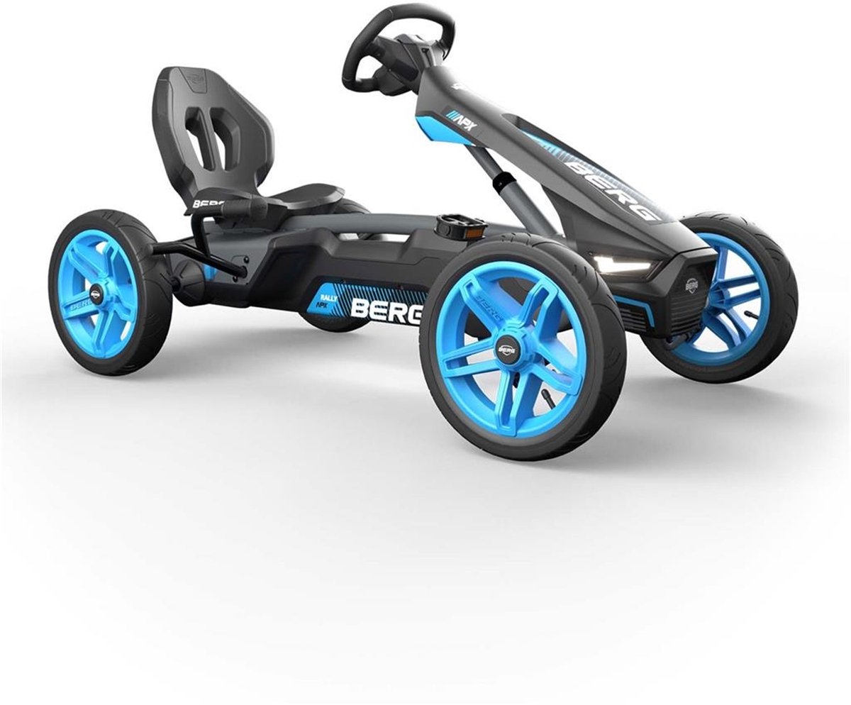 BERG Rally APX Blue Skelter - 4+ Jaar - Verstelbare Stoel - LED verlichting - Soundbox Race - Blauw — afbeelding 13