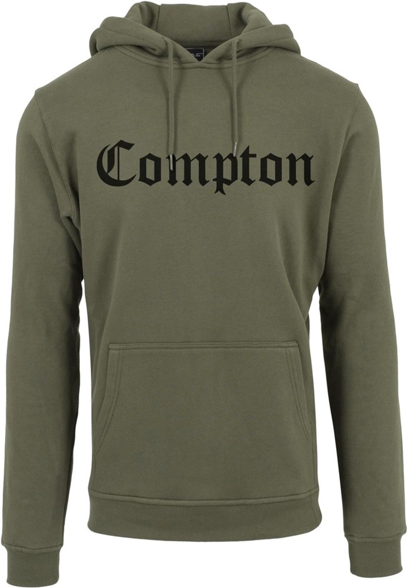 Mister Tee Compton Hoodie/trui XS Olijfgroen