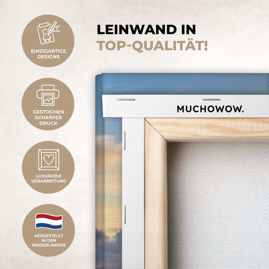 Tableau sur toile - Plage et mer 40x60 - Accessoires décoration chambre dunes - Tableaux plage salon - Décoration murale chambre - Décoration murale - Décoration murale murale intérieur - Décoration maison - Accessoires de maison