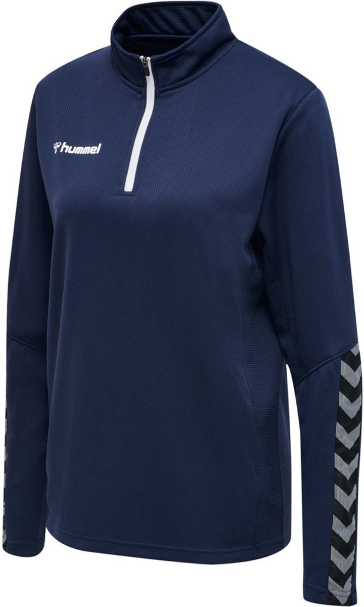 Hummel Damen Half-Zip Sweatshirt Hmlauthentic Half Zip Sweatshirt Woman Marine-XL