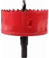 Ecotown 159 mm (6-1/4 inch) Bi-metalen gatenzaag met stofschaal - gatzaag voor inbouwlampen, kan-lampen, gipsplaten, hout, gipsplaat, cornhole boards - incl. siliconen stofvanger