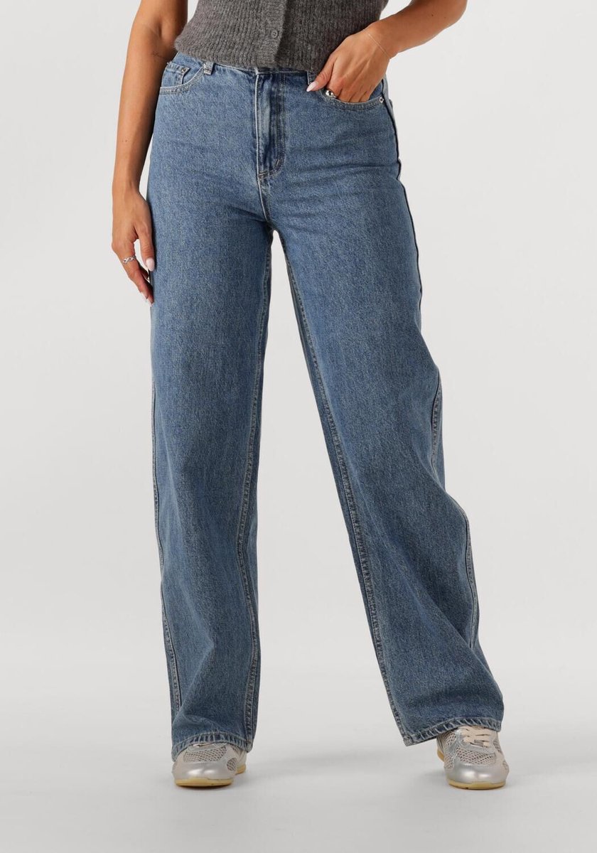 EDITED Theodora Denim Jeans Dames - Broek - Blauw - Maat 38