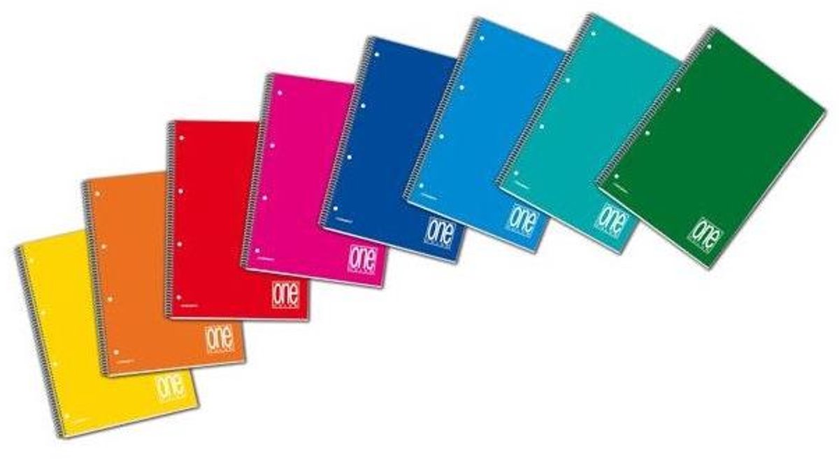Blasetti One Color schrijfblok & schrift A4 60 vel Meerkleurig
