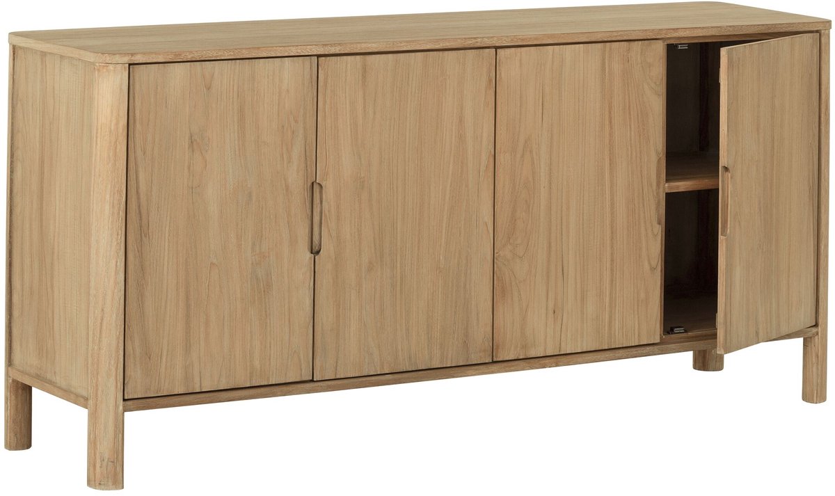 DTP Home Dresser Forte, 4 doors,85x180x45 cm, teakwood natural Naturel