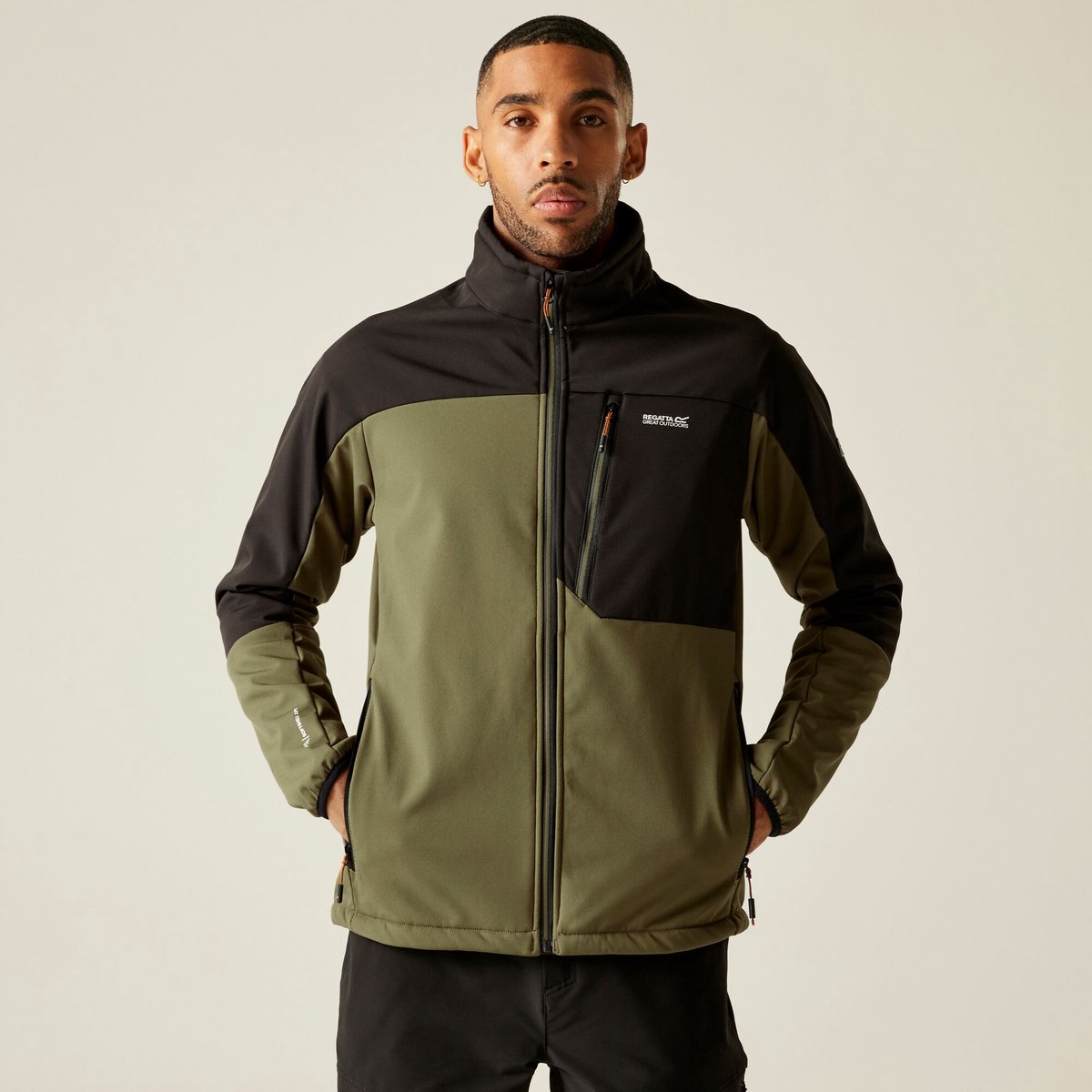 Moutdale isolerende winddichte softshell voor heren Groen