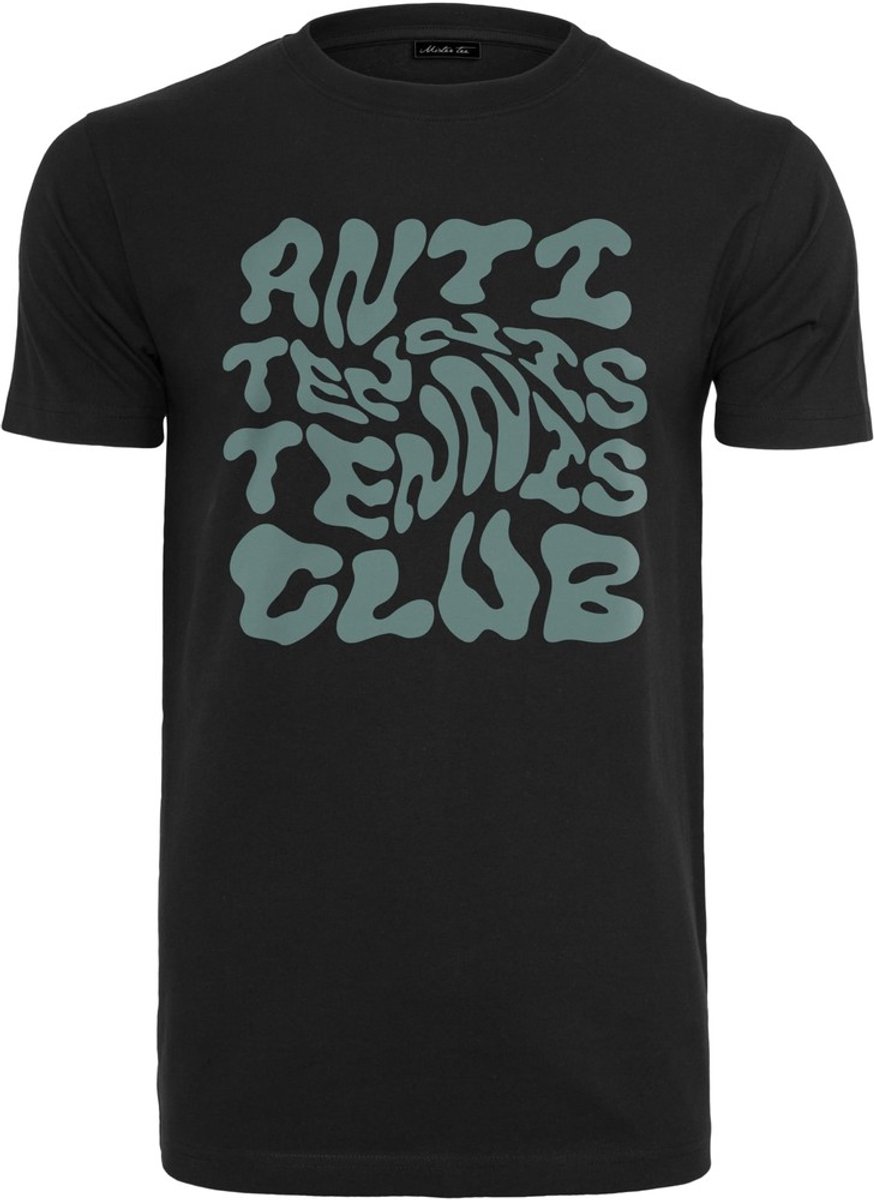 Mister Tee Anti Tennis Club Heren T-shirt XL Zwart