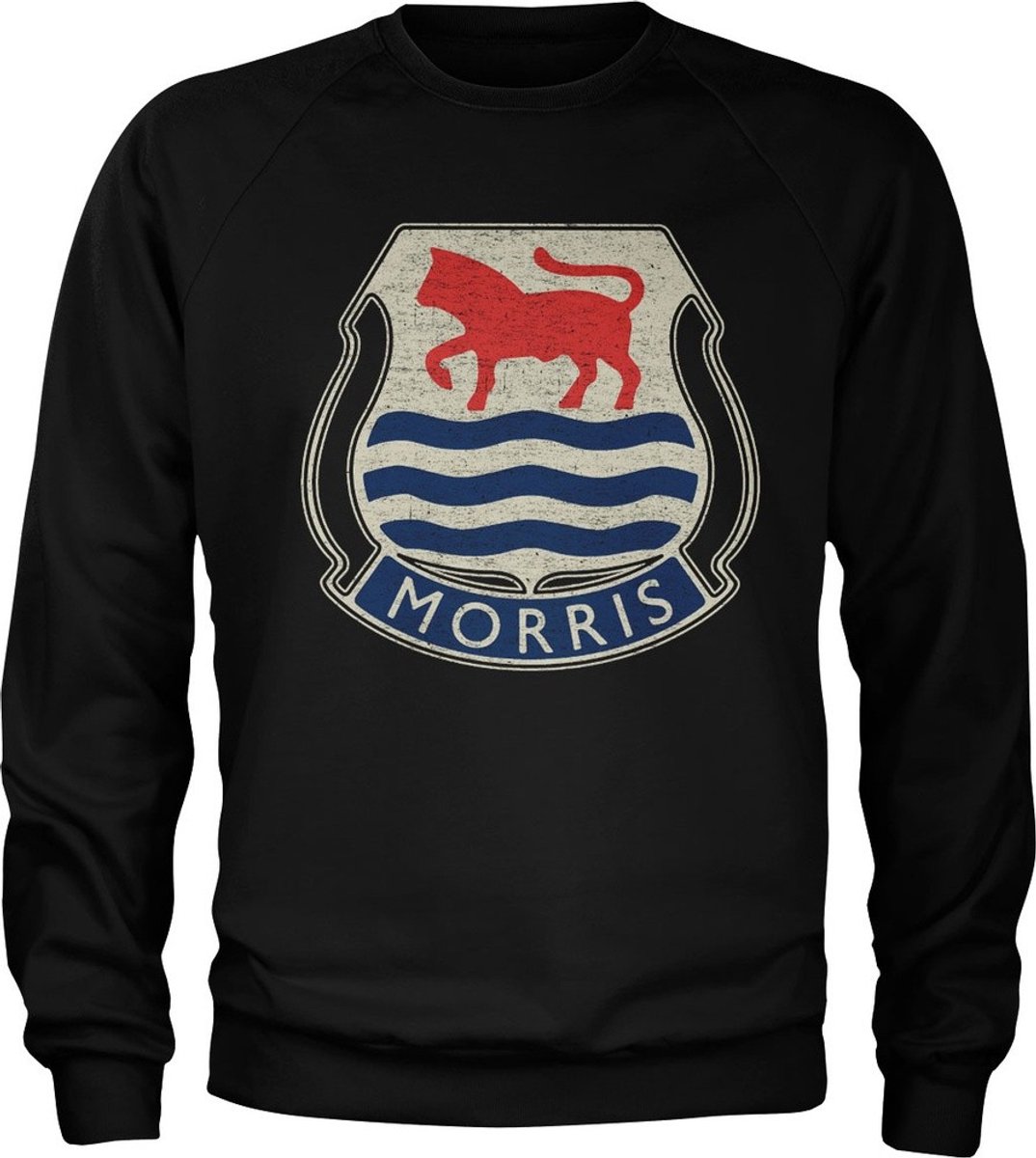 Morris Vintage Logo Sweatshirt Black-M