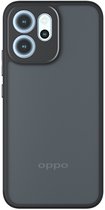 Coque Coverup - Compatible avec OPPO Reno14 F /FS - Coque arrière transparente mate Coverup avec protection pour appareil photo - Zwart