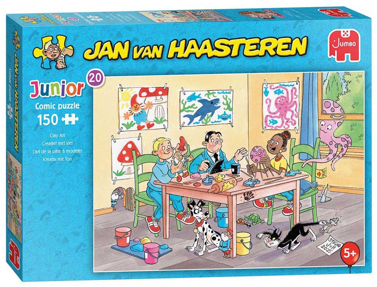 Jan van Haasteren Junior 20 - Creatief met klei - 150 stukjes puzzel - Legpuzzel voor kinderen - Vanaf 5 jaar — afbeelding 5