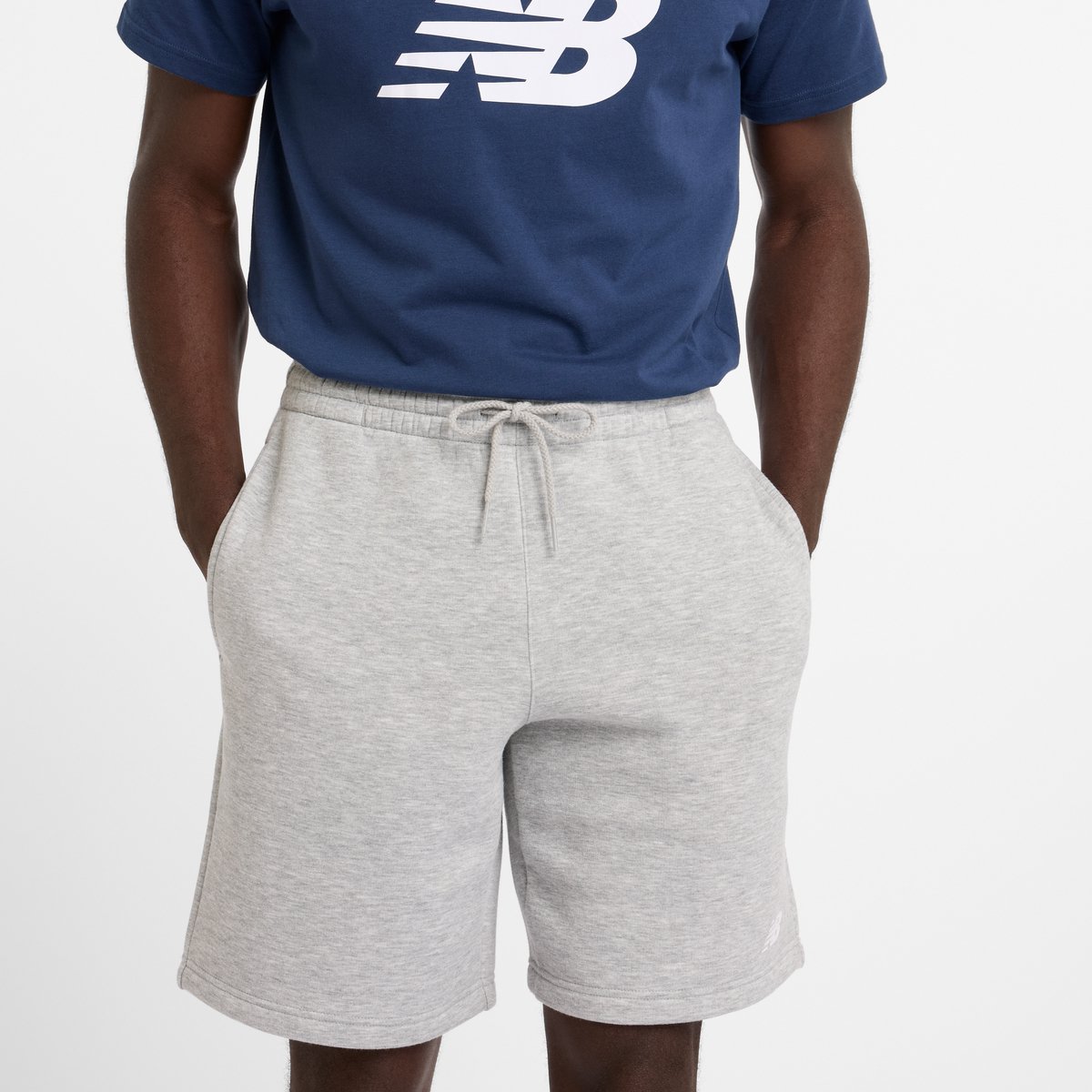 New Balance Sport Fleece Short 9″ Heren Broek ATHLETIC Grijs